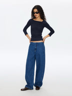 Waistless Curved Denim