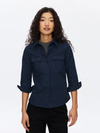 Slim Fit Utility Shirt