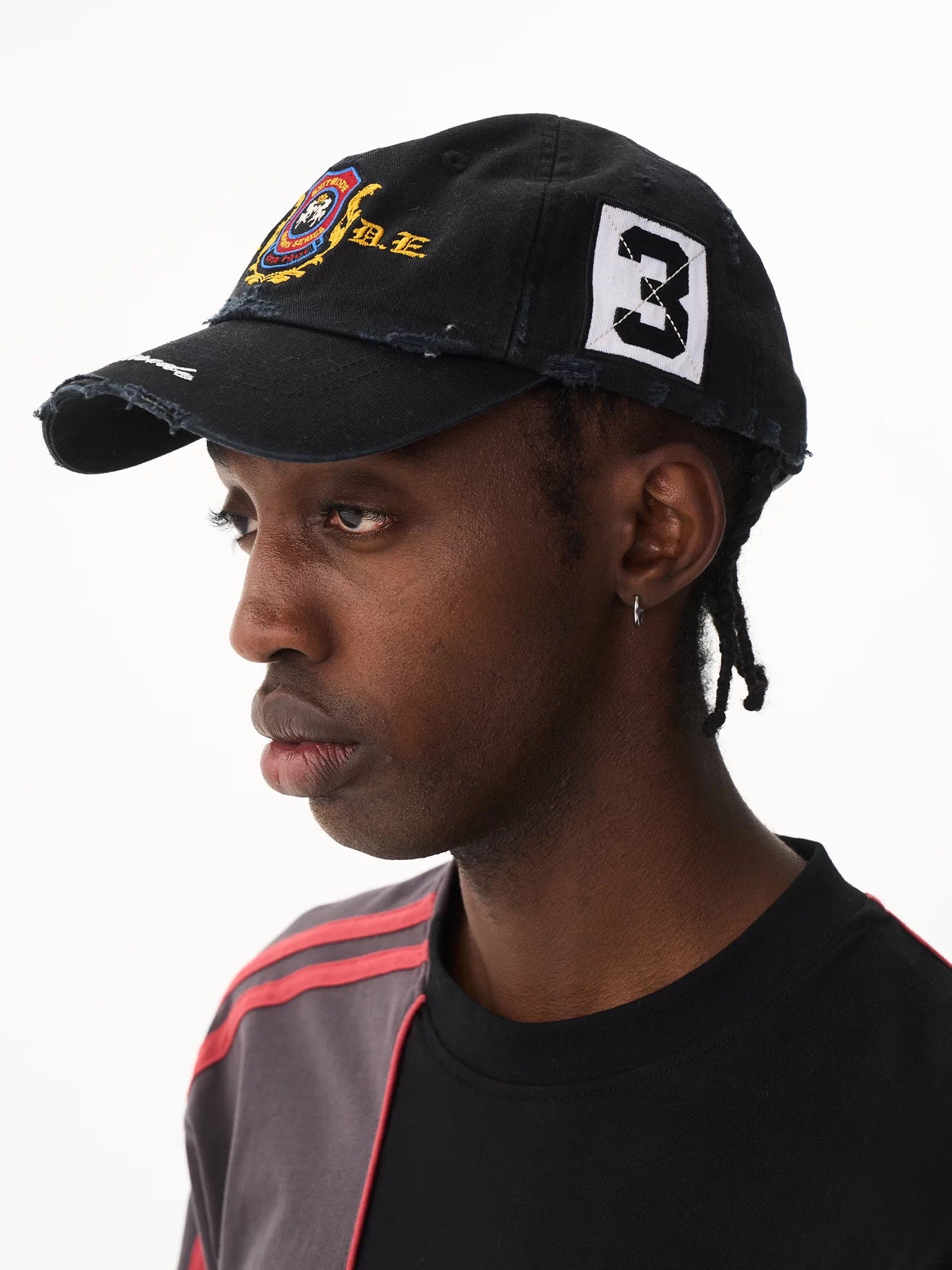 Washed Badge Baseball Cap
