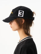 Washed Badge Baseball Cap