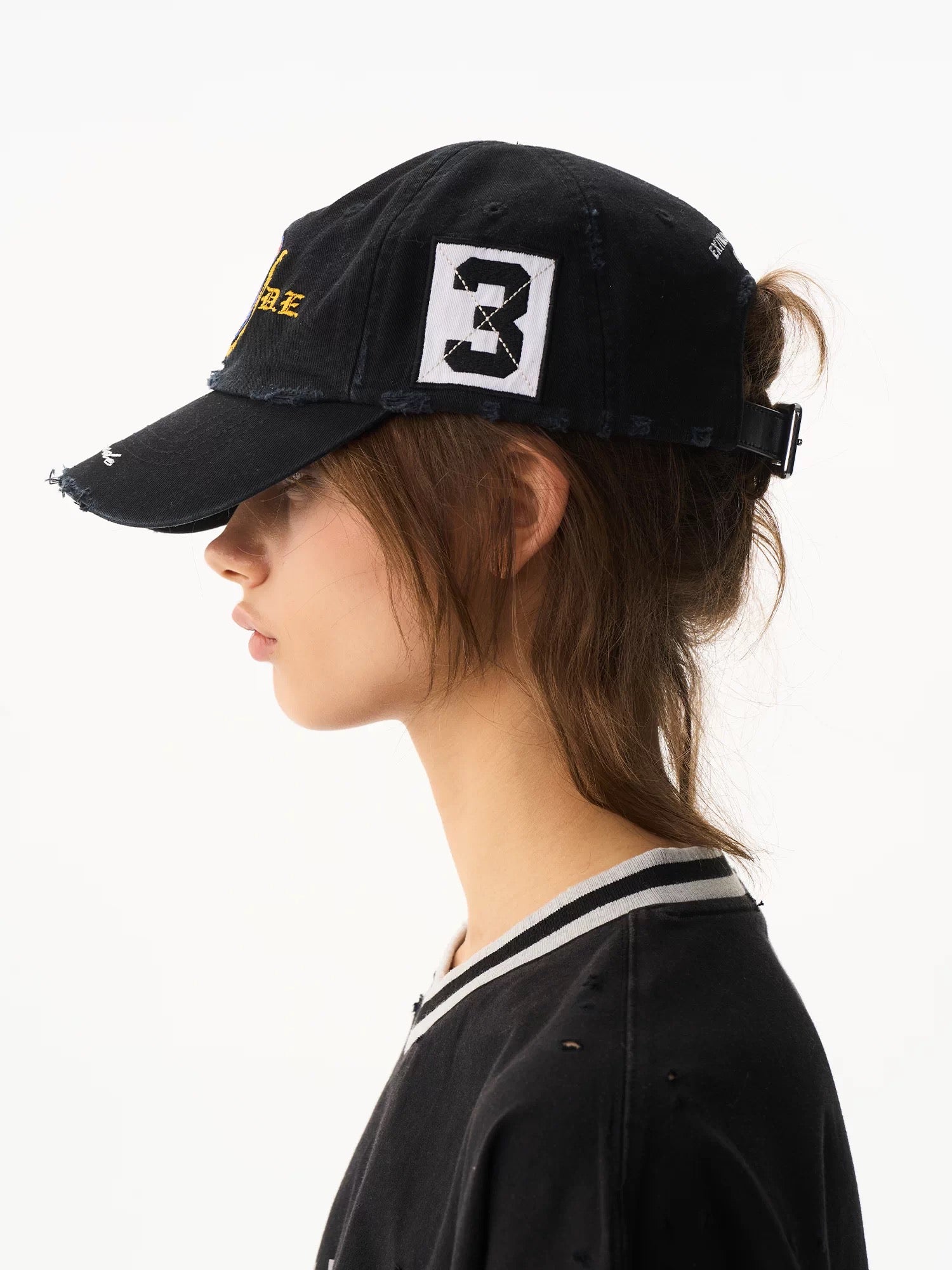 Washed Badge Baseball Cap
