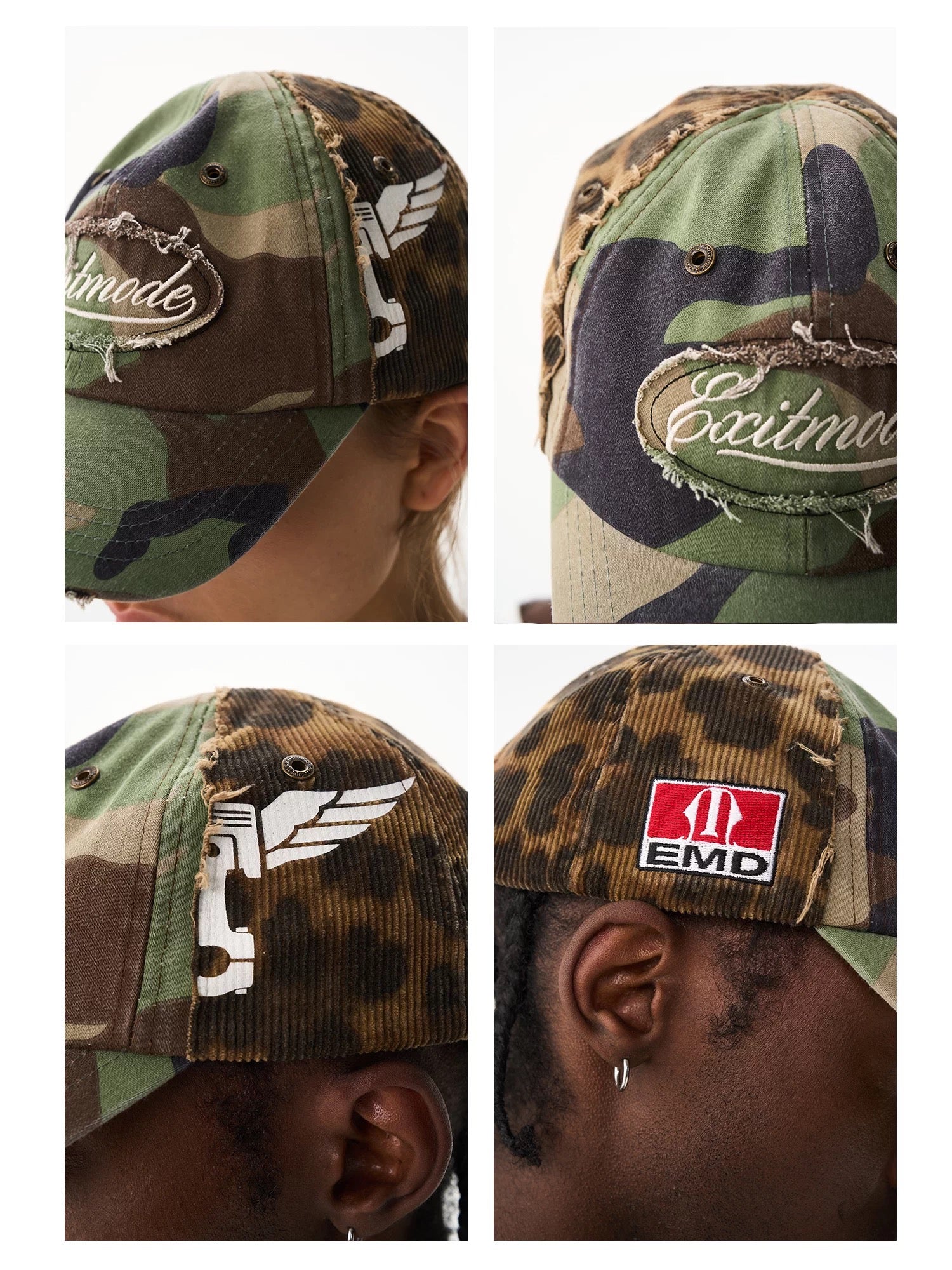 Washed Camo Cap